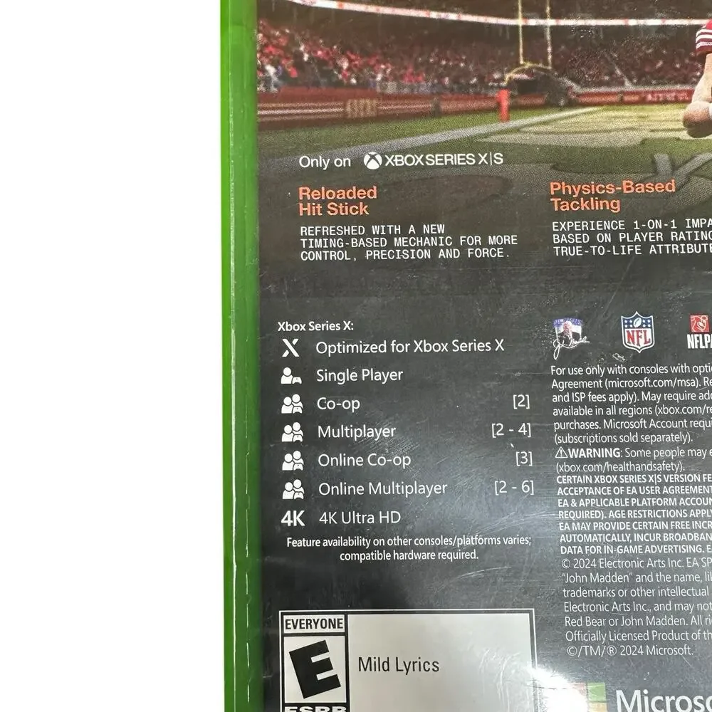 XBox Series X Madden & College Football 25 Video Game Lot EA Sports